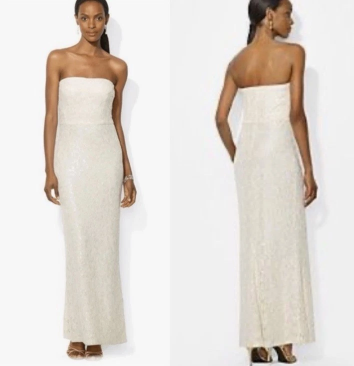 Lauren Ralph Lauren White Lace Dresses for Women for sale | eBay