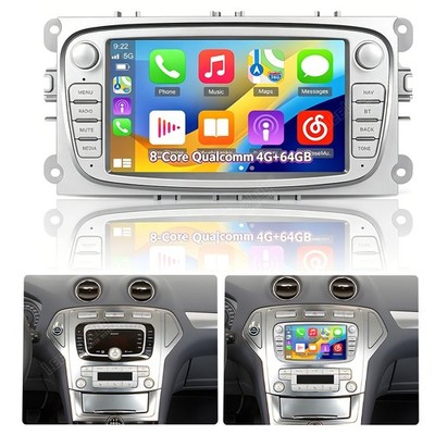 Qualcomm Autoradio Android 15 Für Ford Mondeo MK4 2008-2011 Carplay GPS 4G+64GB
