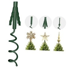 Christmas Tree Topper Holder   Universal Twist-On Stabilizer with Green