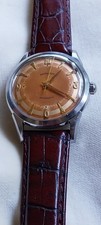 Hamilton Automatico Swiss uomo acciaio, cassa 34mm, quadrante oro/marrone