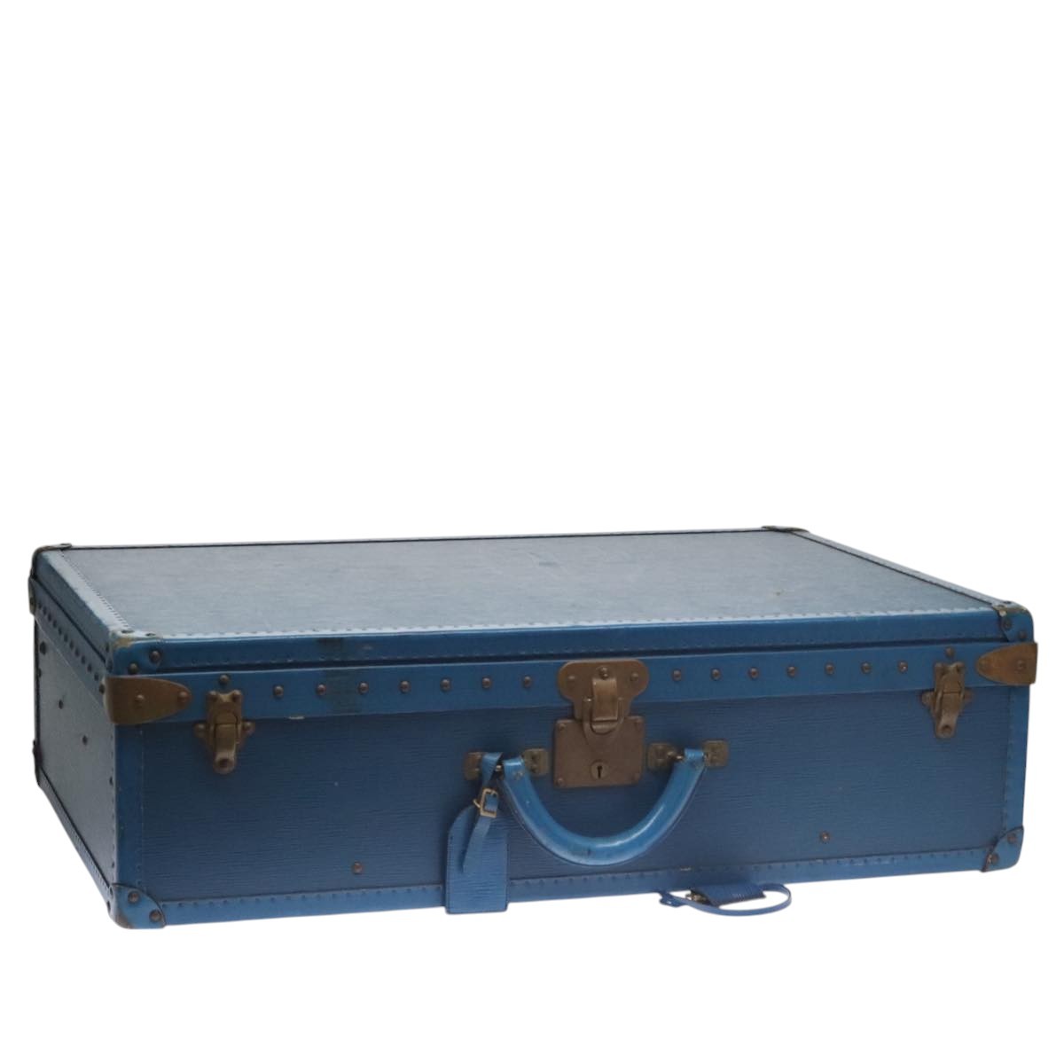 LOUIS VUITTON Epi Alzer 75 Trunk Blue LV Auth 107773A | eBay
