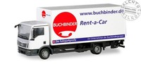 "Herpa 310598 Man Tgl Lkw Mit Hydraulischer Ladebordwand \"Buchbinder\" - 1:87 H0"