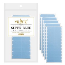 YILITE 60Pieces Hair Extensions Tape, Bule Tape in Replacement Blue