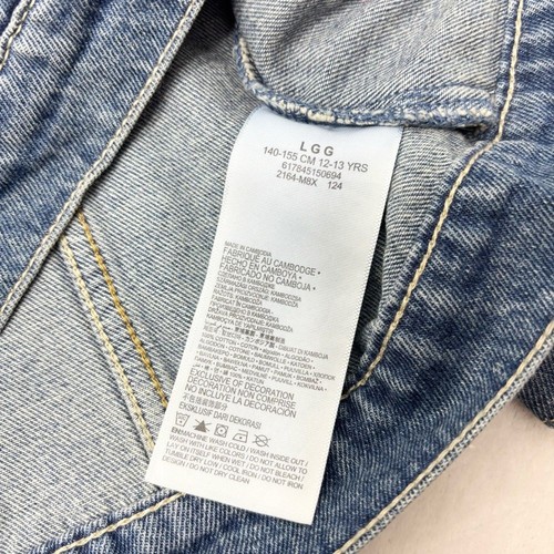 Giacca jeans Levi's Classic blu per bambini taglia L (12-13 anni) - Foto 8 di 11