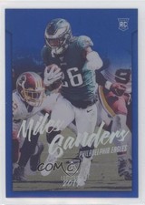 2019 Panini Chronicles Luminance Update Rookies Blue /75 Miles Sanders #220 6f8