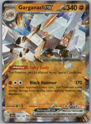Garganacl ex 089/142 Stellar Crown Double Rare Holo