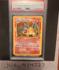 Pokemon Charizard Holo PSA 1 1999 Pokemon Base Set #4/102