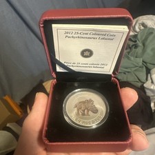 2012 Canada 25C Prehistoric Creatures Pachyrhinosaurus Lakustai