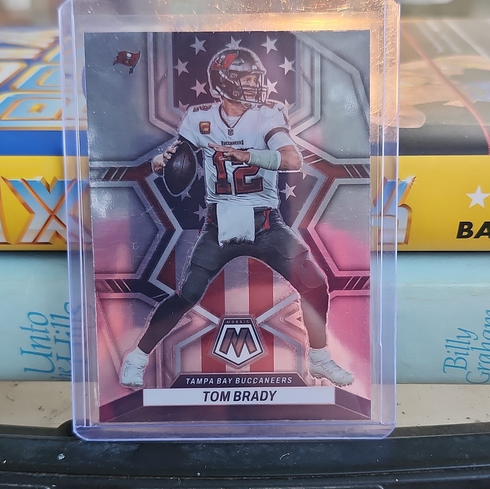 2022 Panini Mosaic - National Pride Tom Brady #251 Buccaneers non Auto GOAT MVP view 1