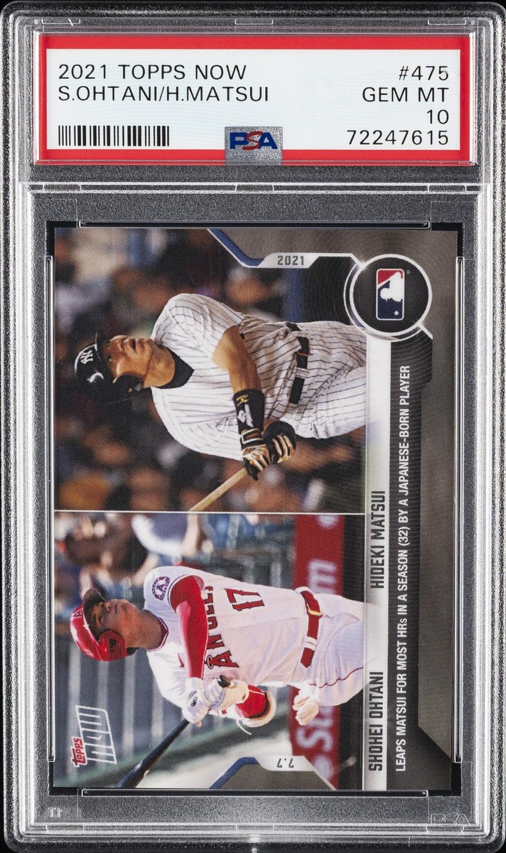 大谷翔平　psa鑑定カード　2021 Topps Now Card PSA10 2021 Topps Now #137 Shohei Ohtani PSA 10 GEM MINT 大谷翔平