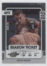 2022 Panini Chronicles UFC Contenders Optic Season Ticket Dustin Poirier 8d4