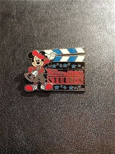 HTF OLDER Disney MGM Studios Pin Logo Director Mickey Mouse Clapboard