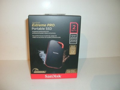 SanDisk Extreme Pro Portable SSD 2TB 2000 MB/s, ungeöffnete OVP, neu