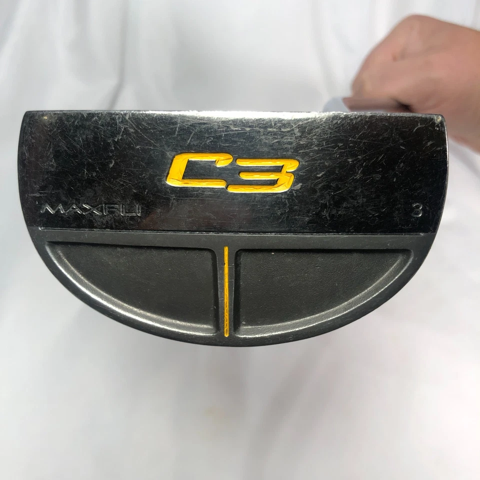 MAXFLI RH C3 #3 Gunmetal 34.5” Putter Mallet w Super Stroke Handle - See Pics! - Image 2 of 4