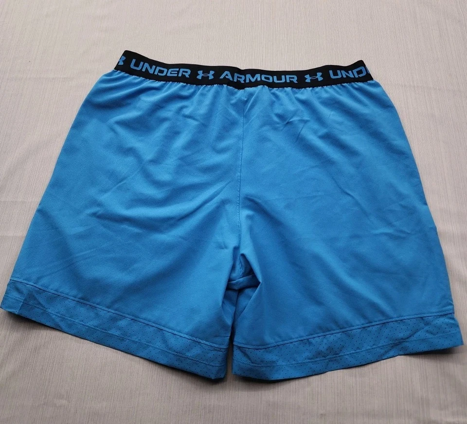 NEW Mens Under Armour Vanish Woven 6" UA Shorts Blue Unlined Size XL Fitted - image 2 of 4