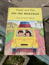 TOPSY AND TIM GO ON HOLIDAY  1965 HARDBACK GOOD USED CONDITION BLACKIE