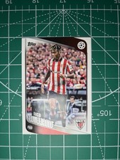 Topps UEFA Nico Williams Athletic Bilbao #38 2025-26 Soccer Card