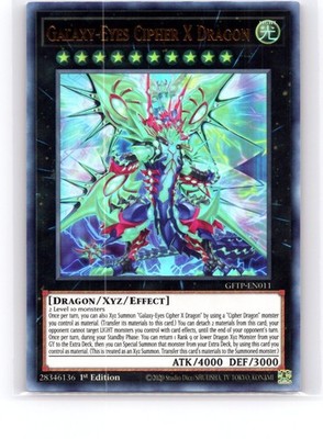 Galaxy-Eyes Cipher X Dragon | GFTP-EN011 Ultra Rare | Ghosts From the Past | LP