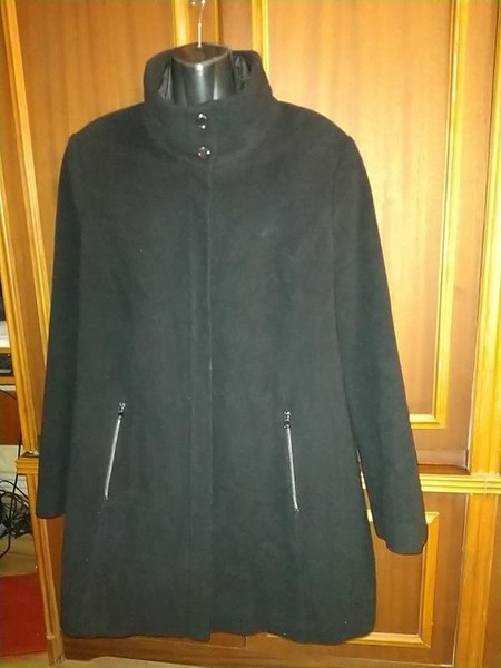 Women Gerry Weber Coat Black Cashmere 40 / L / 48 #81SH