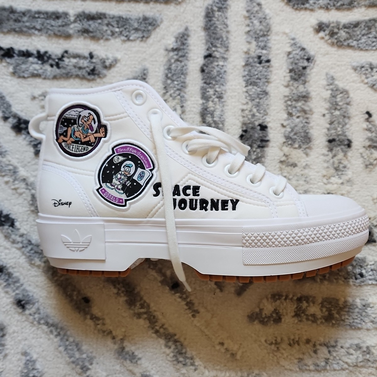 adidas Nizza Trek Disney Space Journey High Top Sneakers Mickey