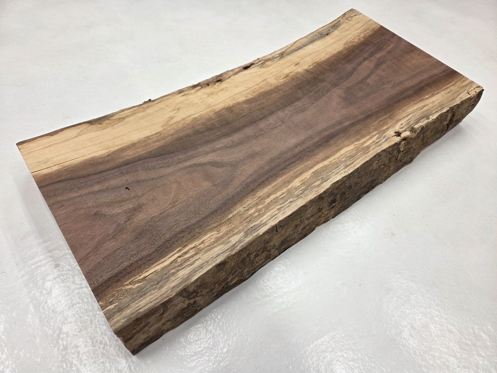 23" Very Cool  Unique Walnut Live-edge Slab Lumber Kiln-dried Wood