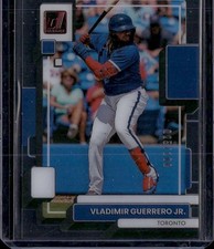 2022 Panini Chronicles #43 Vladimir Guerrero Jr. Clearly Donruss Red #/100