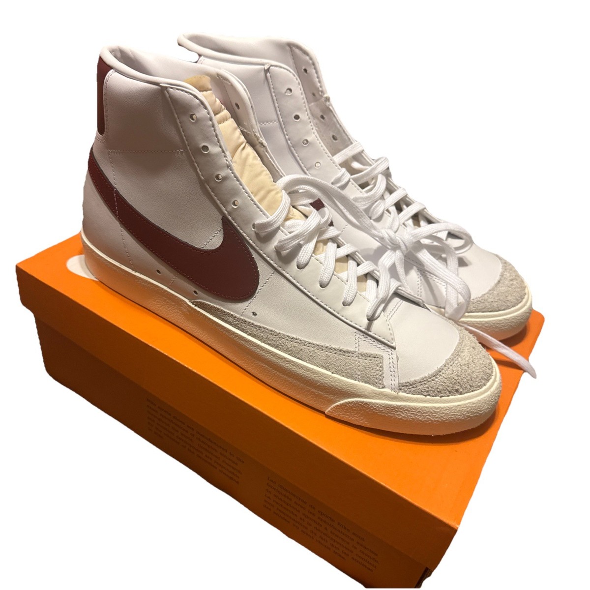 Size 14 - Nike Blazer '77 Vintage Mid White Team Red for sale