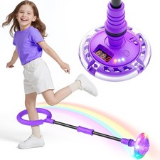 Skip Ball Toy for Girls Ages 6-10,Girl Birthday Gifts,3 Fun Modes,Flashing Light