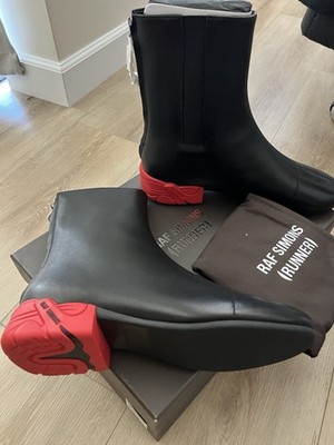 RAF Simons New $700 Runner Solaris High Leather Boots Shoes 9