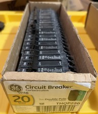 Lot of 10 - GE General Electric Circuit Breaker THQP220 2 Pole 20 Amp