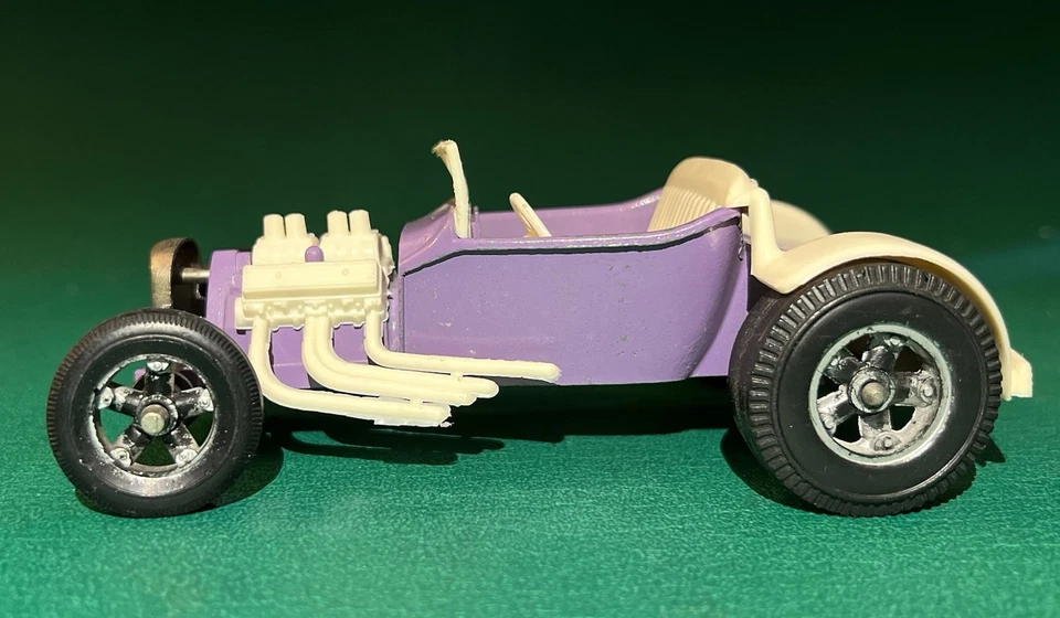Vintage Hubley Hot Rod Diecast Car Made in USA, Purple Toy Car - Image 2 of 4