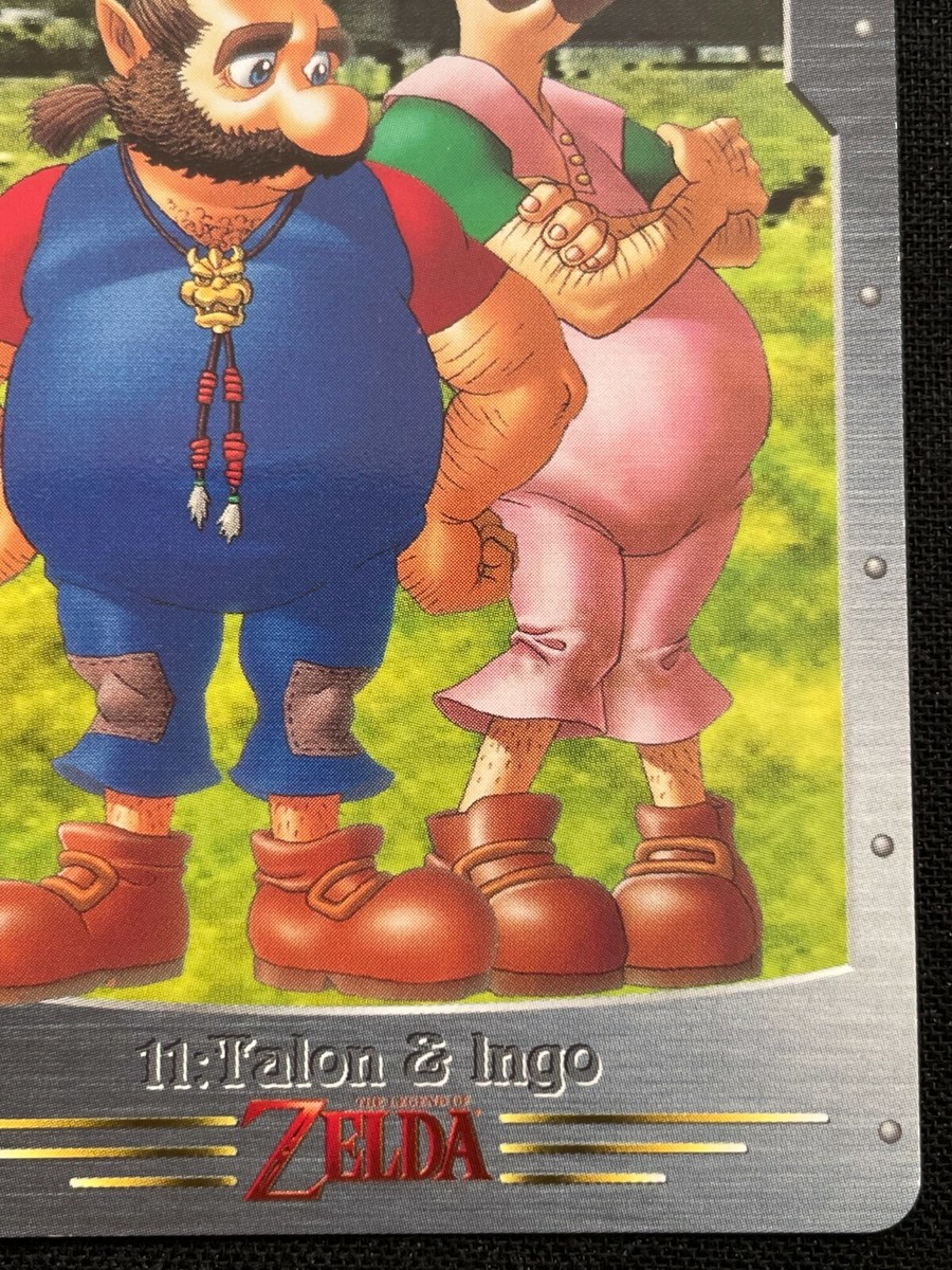 The Legend of Zelda Card 11 Talon & Ingo 1999 BANDAI JAPAN