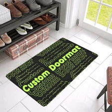 CUSTOM Print Doormat  Any Idea - Send Your Picture Rug Mat Indoor Outdoor Decor
