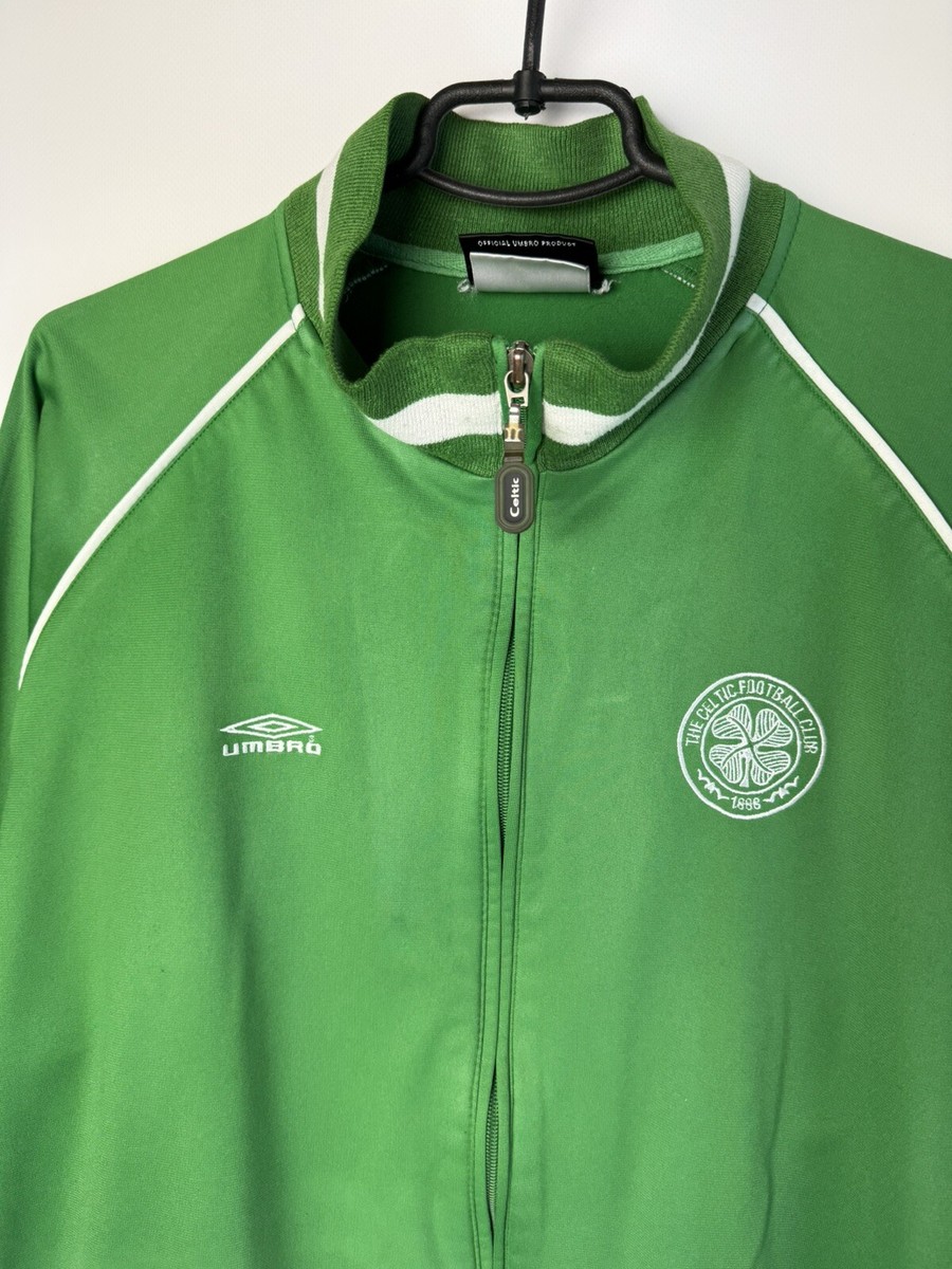 CELTIC 2000 2001 TRAINING FOOTBALL SOCCER TRACK JACKET UMBRO