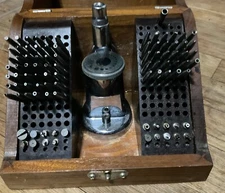 Vintage Watchmaker Repair tool kit.  C&E Marshall Co