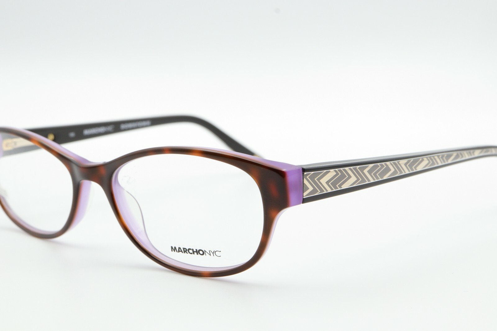 MARCHON NYC TRIBECA 215 Brown Tortoise on Purple 50-16-135 Frame Flex Hinge L110