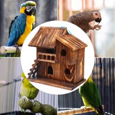 Squirrel House Nesting Box Bird Nature Animals Safety Wooden Nest Protector USA