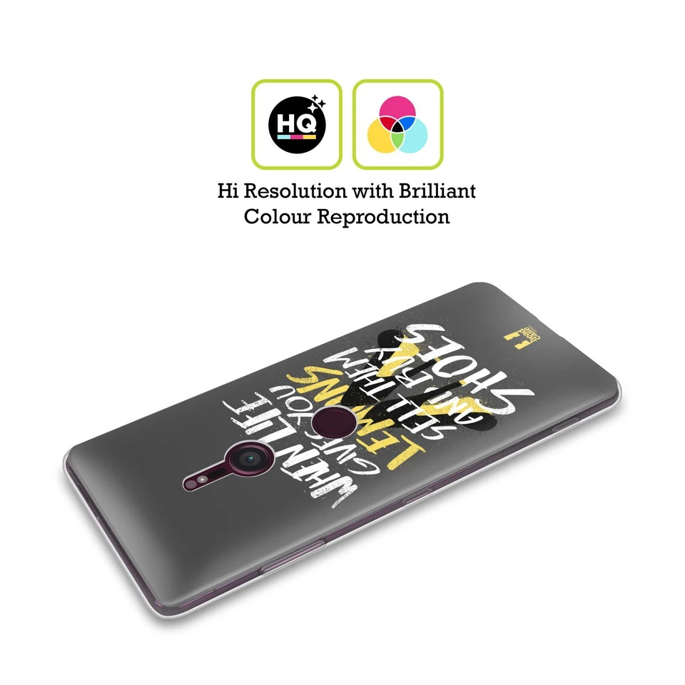 FUNDA HEAD CASE DESIGNS LIFE AND LEMONS GEL SUAVE PARA TELÉFONOS SONY 1 Foto 2 de 4