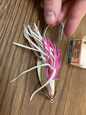 Leurre Vintage Heddon Popper 5440 - 1/2 Once, Avec Boîte D'origine (pêche Au Leurre)