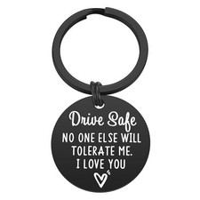 Drive Safe Keychain Boyfriend Gifts - Valentine's Day Gifts for Him Men Funny...