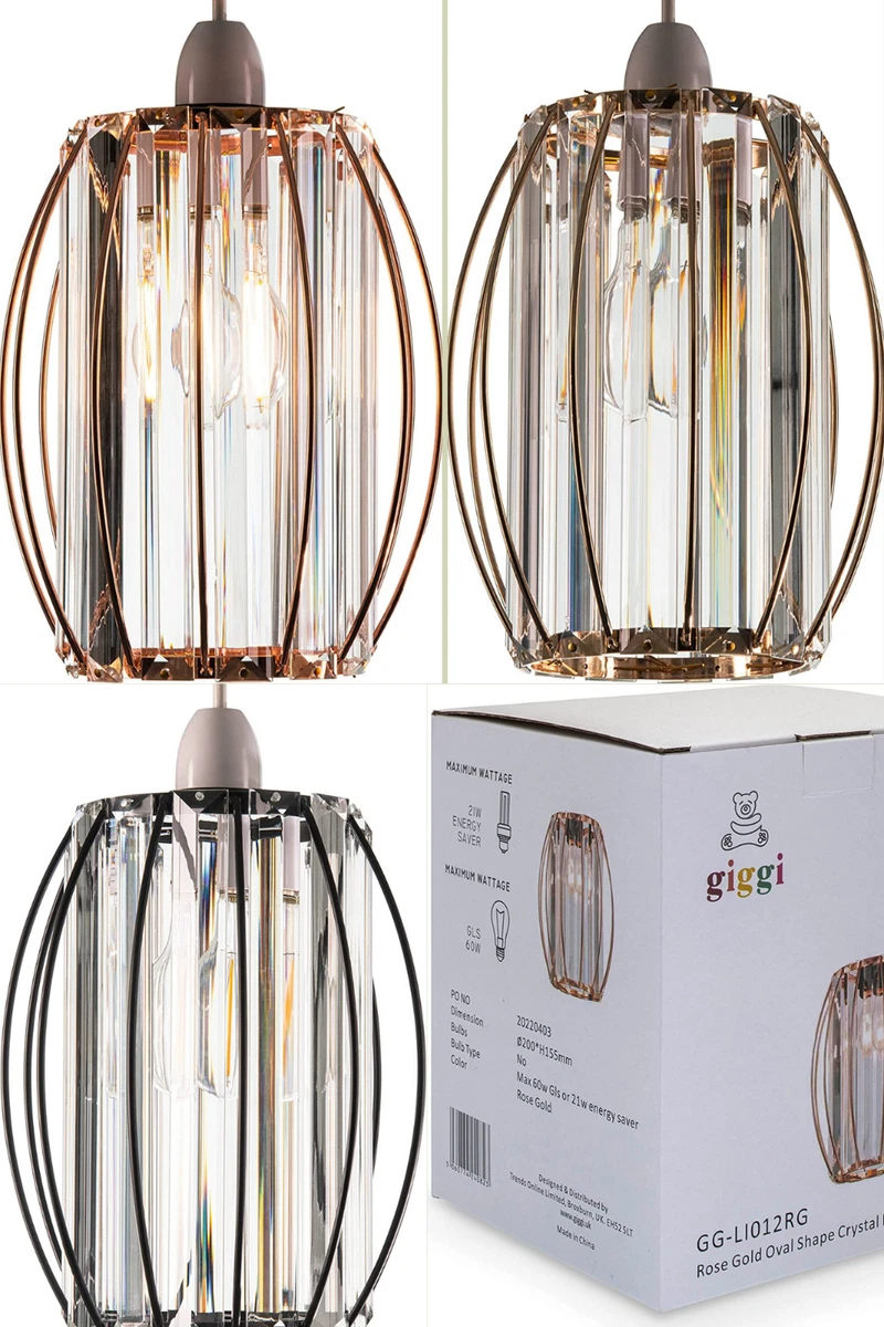 Crystal cylinder pendant online light