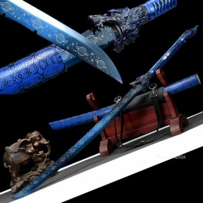 Blue Sword Wolf -Manganese Steel Sharp Broadsword Battle Ready