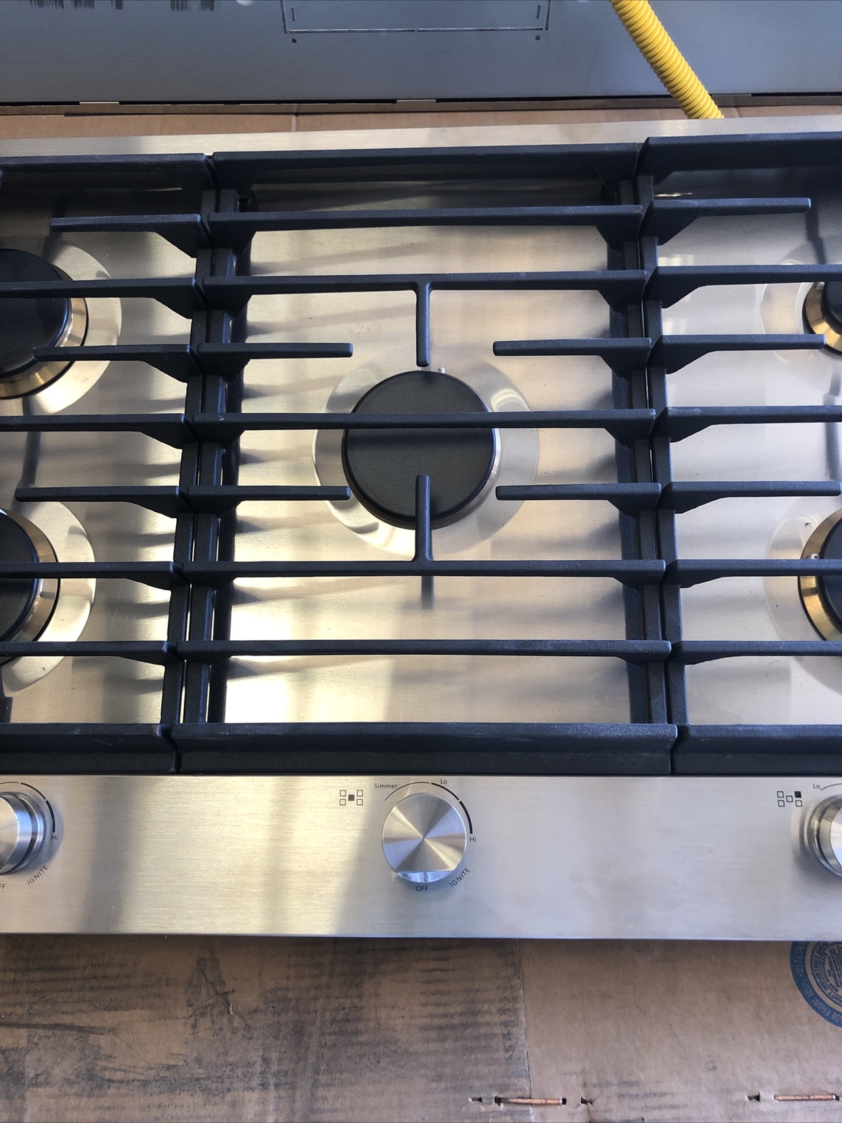 JennAir JGC3536GS EuroStyle 36" Stainless Steel 5Burner Gas Cooktop