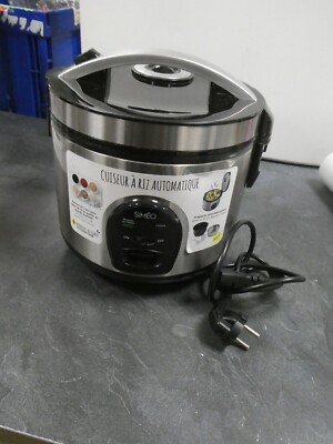 Simeo CRM230 - Inox/Noir - Cuiseur à riz - Rue du Commerce