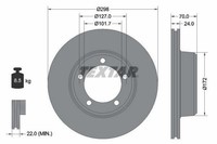 Land Rover P. Defender 90-12/DISCOVERY 89-98/RANGE -94 298X24MM Bremsscheibe