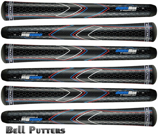 Six (6) JumboMax JMX UltraLite Extra Large/XL Jumbo +3/8" Golf Swing