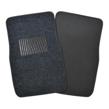 Carpet Auto Floor Mats W Heelpad Gray 4 Pieces Front Rear Fits Buick Vehicles