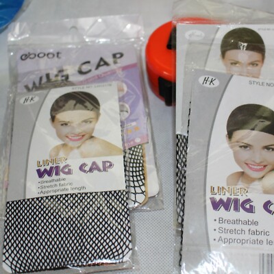 Wig Cap Liner Stocking Black Mesh Stretching Hair Style Fashion Style LH1217B