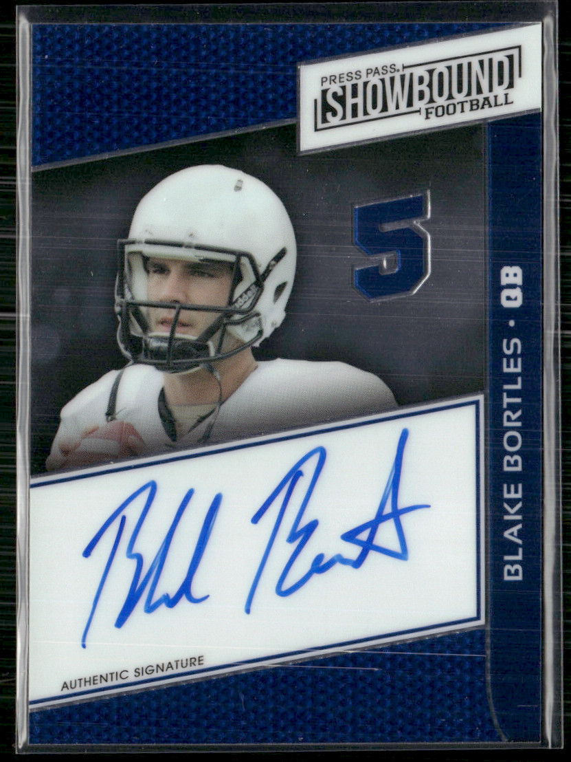 Blake Bortles Press Pass Showbound Class of 2014 Signatures #BB Blue