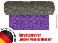 Strukturwalze Walze Roller "Antike Pflasterstraße" Modellbau in 1:87 1:72 1:35
